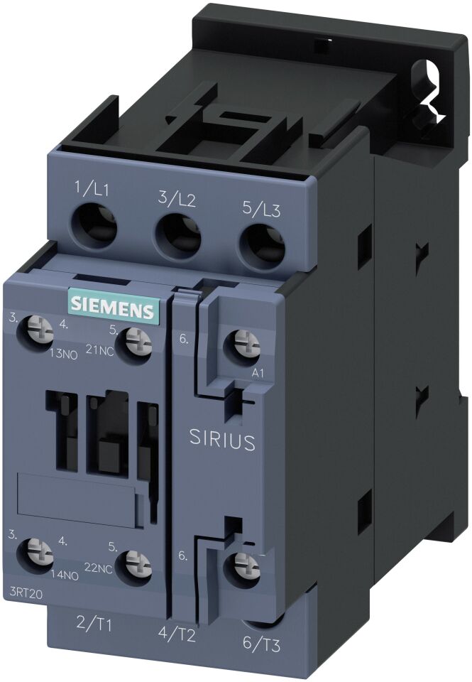 Güç Kon 38A,18,5kW/400V,3P,24VAC,1NO+1NC,vidalı S0