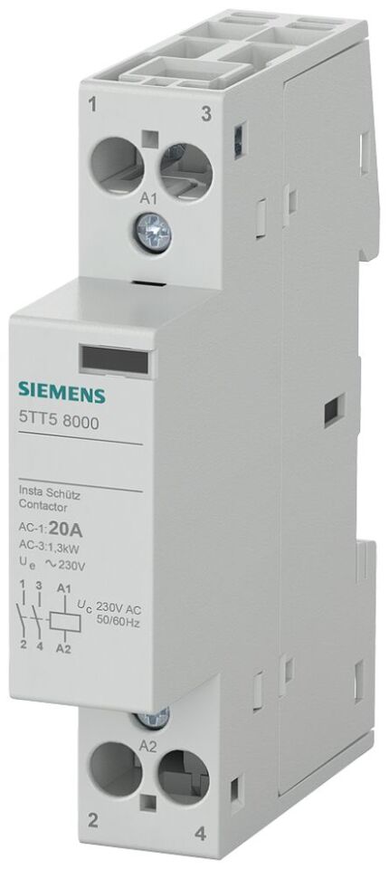 Kontaktör; Kum.Ger.230V;20A; İş.Ger.250V;2NO