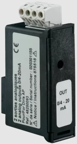 DIRIS A40 için analog çıkış modülü