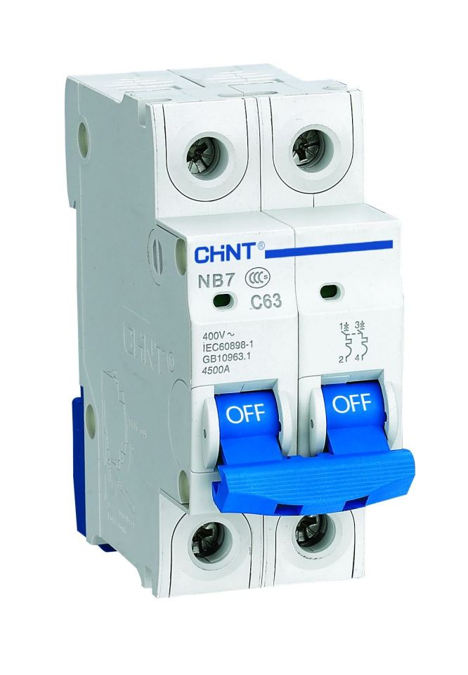 NB7 Serisi 2*40A C tipi 6kA otomatik sigorta