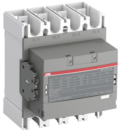 AF370-40-11 100-250VAC/DC 370A 4P kont. 1NA+1NK