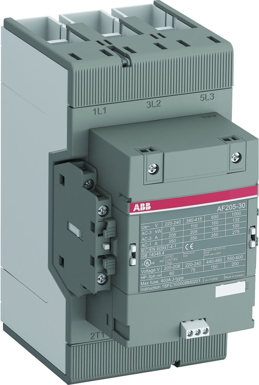 AF205-30-11 100-250VAC/DC 205A 3P kont.1NA+1NK