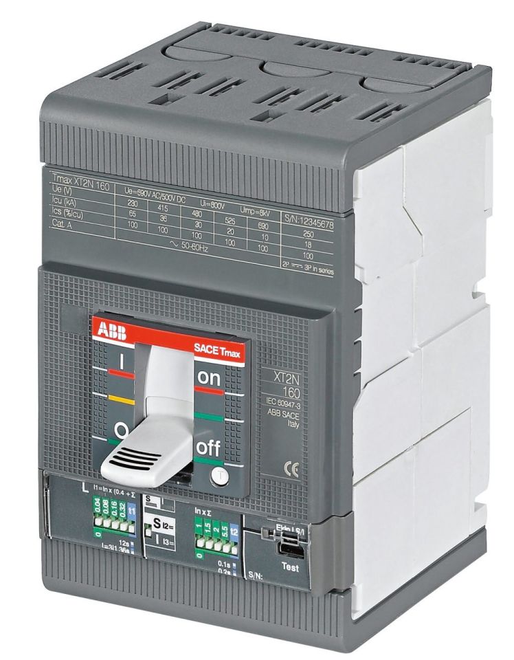 XT2S 52A 50kA 3P Im=314-728A manyetik kompakt şalt