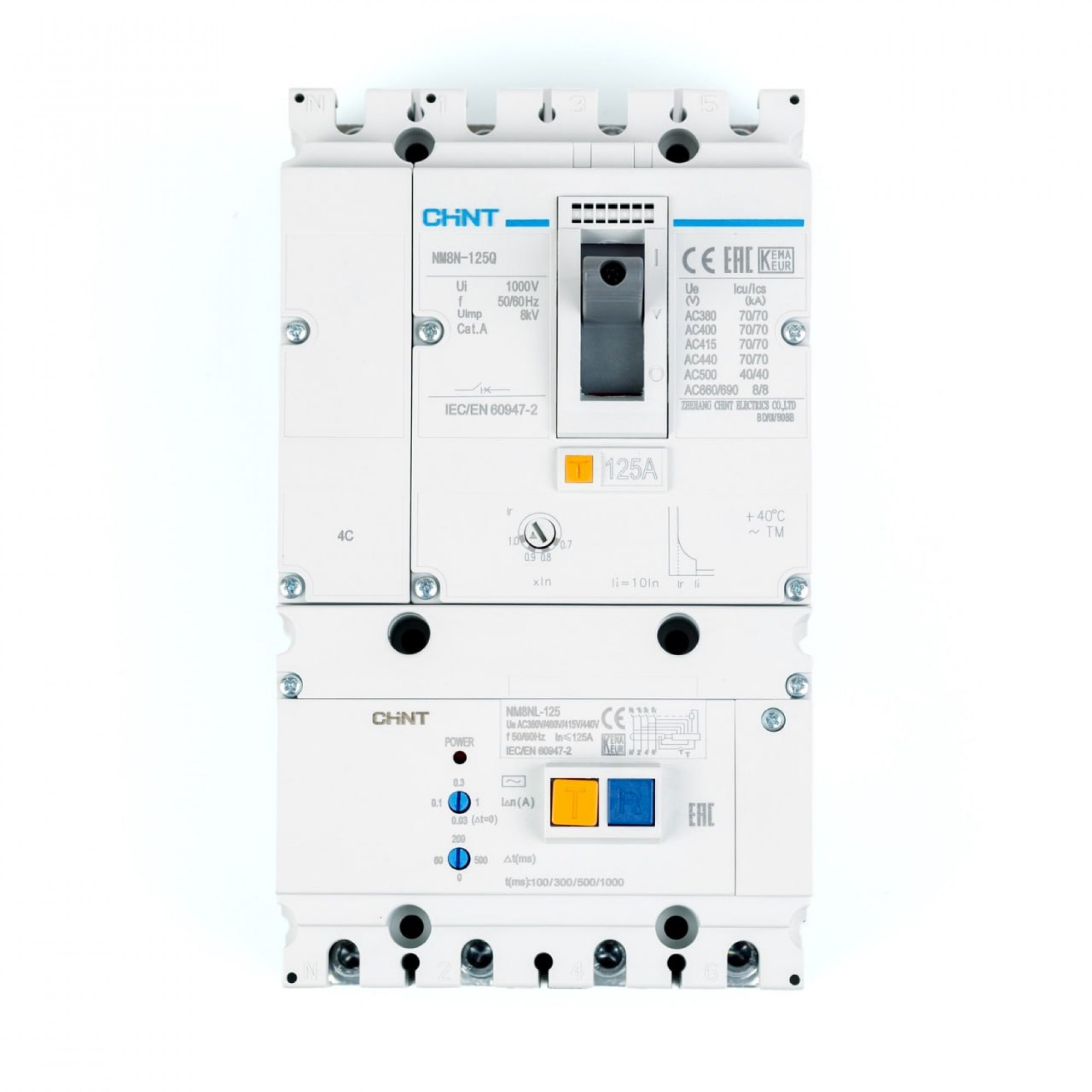 Kaçak Akım Koruma Modülü - NM8NL-250 4P RCD1