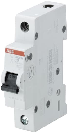 SH201M-C63 1*63A C tipi 10kA otomatik sigorta