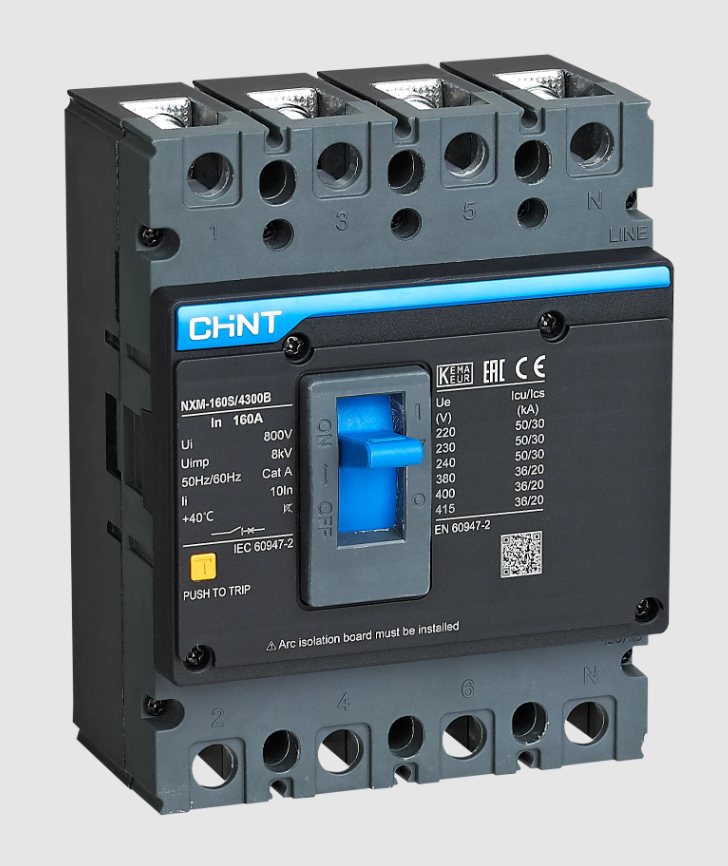 NXMLE-125F T 4TM 160A 4P Ayarlı Termik K.A.K. Şalt