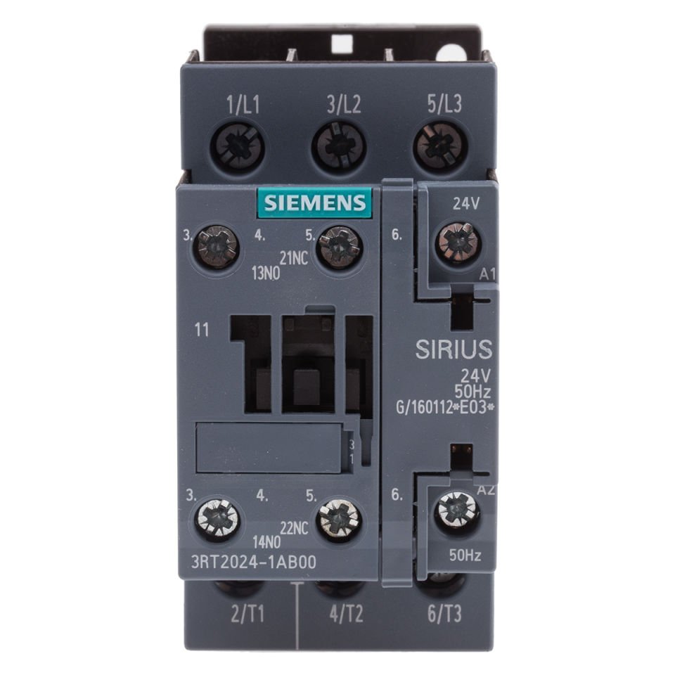 Güç Kon 12A,5,5kW/400 V,3P,24VAC,1NO+1NC,vidalı S0