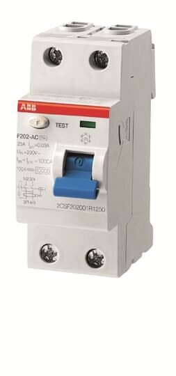 F202 AC-100/0,3  2P, AC, 100A, 300mA K.A.K
