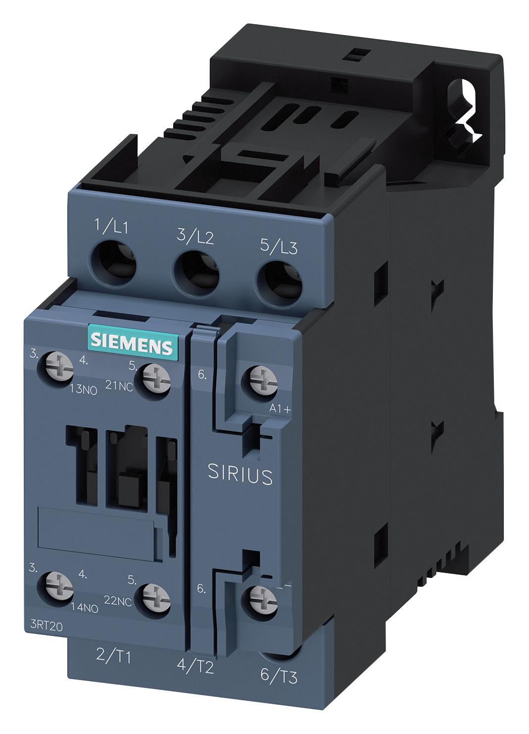 3P Sirius Kont.; DC 24V Bobinli; 11 KW; 1NO+1NC