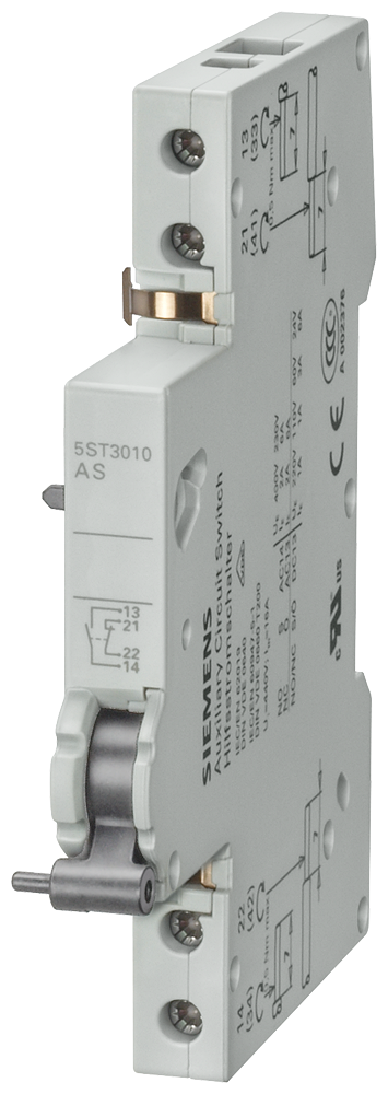 Yar. Kontak Bloğu;5SP4&5SY İçin;1NO+1NC;AC 230V;6A