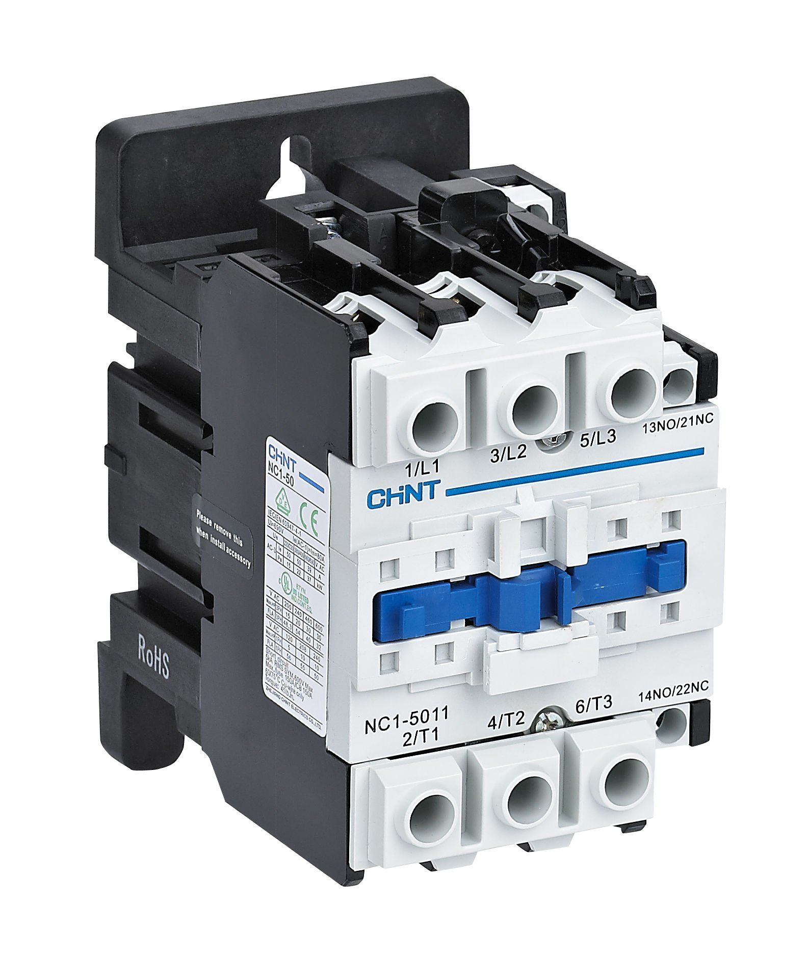 NC1-5004 220V AC 4P 22kW, 50A Kontaktör