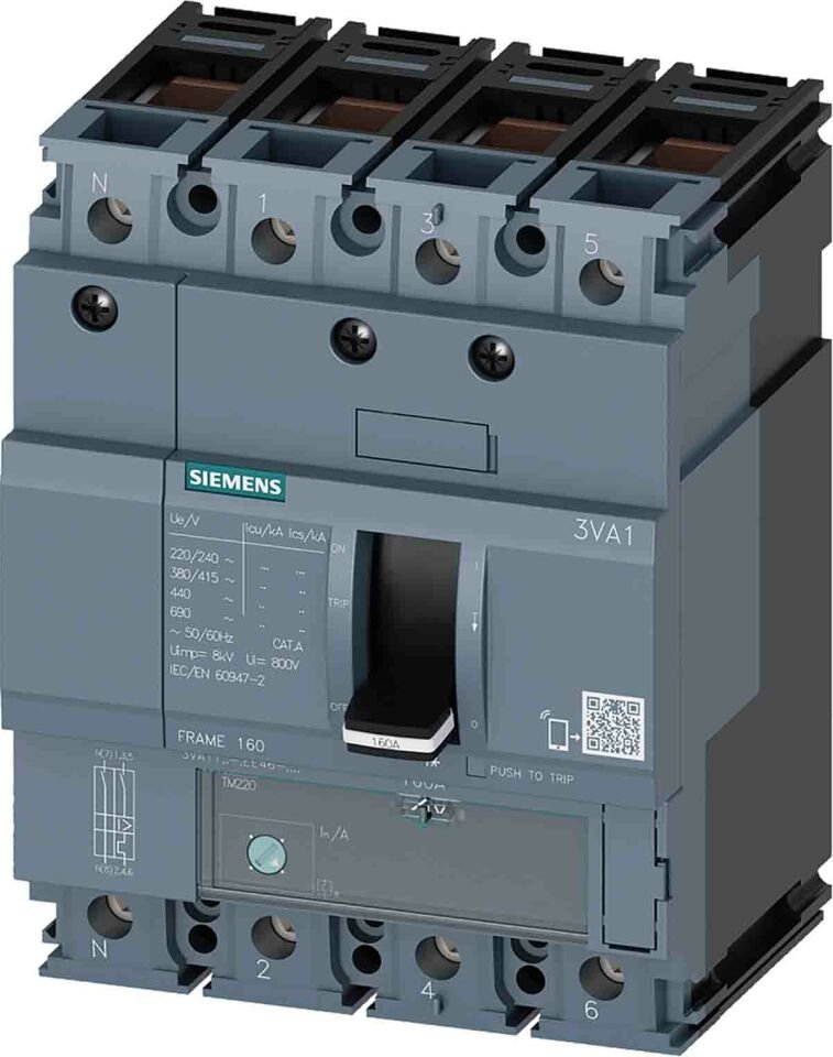 Kompakt Tip Şlt;3VA11,36kA,40A,TM220,ATFM TM220,4P